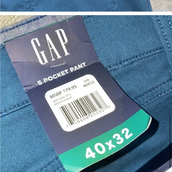Gap 5 Pocket Slim Fit Pants 40x32 - Picture 9 of 10
